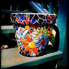 After all, it's a pot decorated with flowers. Hopefully someone plants flowers in it.