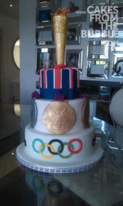 This was made for the London 2012 Olympics. But you have to like the medals and torch at the top.