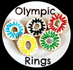 These have cream cheese with a different color sauce. Not sure which ones they are besides ketchup and mustard for the red and yellow.