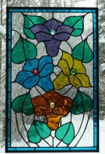 Mostly because they're encased in stained glass. Love the colors though.