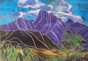 Wonder what this mountain range is supposed to be. Looks kind of familiar for some reason.