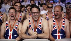 Oh wait, they're actually British weightlifting fans. How they find weightlifting exciting, I have no idea. But they seem super pumped for it.