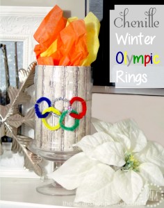 This was made for the Winter Olympics. But like some of the other torches, uses tissue paper for flames.