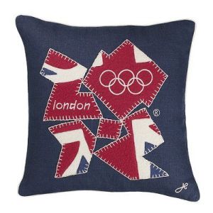 This one has the London Olympic logo in a Union Jack pattern. So creative.