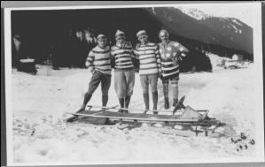From Whitelines: "No one is entirely sure who these fellas are, apart from the fact they’re one of the first ever Olympic bobsleigh teams with a truly out-there fashion sense. Clearly the dude on the far right didn’t get the memo: “I said Breton stripes, not sabotage the American flag!” And when did pantaloons go out of fashion – 1601?"