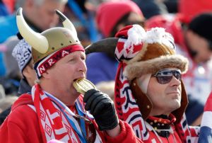 Well, as far as this picture tells us. Then again, he might've done so to look more badass.