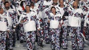 And it seems that they went with outfits patterned after Jackson Pollock paintings. Really something I don't want to see.