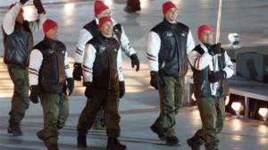 For some reason, their outfits were inspired by Top Gun. And no, they can't seem to make it work.