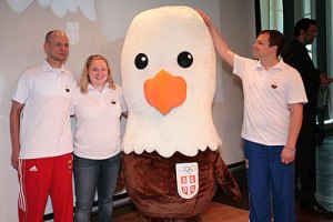 Well, this is kind of cute since it looks like a little baby bald eagle. However, it's supposed to be a Griffon Vulture. Yeah, it might piss off Americans.