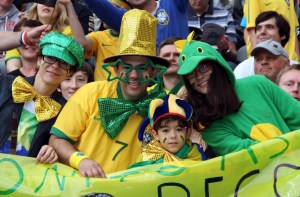 Well, they seem to be in flashy costumes. One is even dressed as a dinosaur.