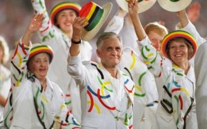 It's kind of ironic that a country known for its hostility toward LGBT people would authorize uniforms that seem to come straight out of a gay pride parade. Doesn't it seem that way.