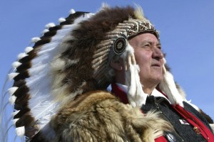 Sorry, but that's culture appropriation. I'm sure the Indians won't be happy about that at all. But on the bright side, at least he's not dressing for a Redskins game.