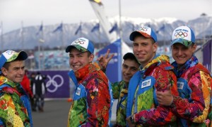 From the Richest: "Although obviously not part of any Olympic team, these garish uniforms nonetheless warrant a place on our list for simply being the very definition of ‘eye vomit.’ This is the likely result of what happens when you mate a Crayola crayon set with a myopic cartographer."