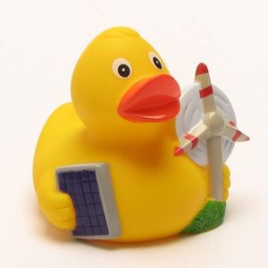 Here he is promoting wind and solar power. Says it's better than depending on fossil fuels which will bite us in the end.