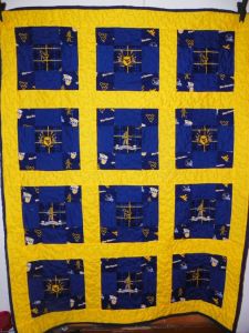 Sure it might not look like much. But it's sure to keep warm during cold evening games in Morgantown.