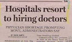 Which is exactly what hospitals do. Because that's where many doctors work. 