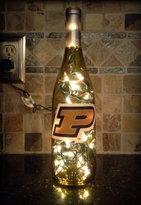 Purdue is in Indiana. They're called the Boilermakers because of the railroad system. And their Boilermaker Special mascot is a nice, shiny train.