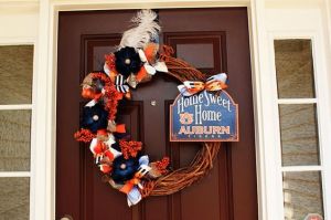 Well, this is lovely. Love the ribbon and blue flowers. Gives a nice homey feel.