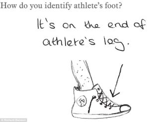 In a way, yes. But athlete's foot is a fungal foot disease which doesn't look pretty.