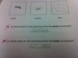 Guess this kid wasn't entirely wrong when it came to New Jersey. Given what Bridgegate had to teach us. As for California, well, LA is not known for having a lot of movement on the freeways.