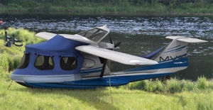 This is supposed to resemble a seaplane. But I doubt it could fly without any engine.