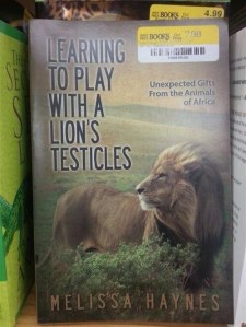 Sure it's about African animals. But why the hell does its title scream the worst fucking idea ever? Seriously, it's a very stupid way to die.