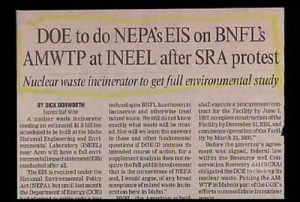 However, this article has something to do with a nuclear waste incineration. For me this begs the question, why do nuclear waste incinerators even exist? Seriously, you can guess the environmental harm here.