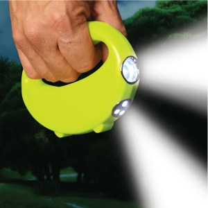 This one could be really handy if you have to go to the campground bathroom in the middle of the night. Like how it uses 2 lights.