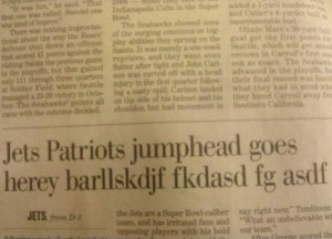 Looks like it was keyboard trouble to me. Wonder what caused that jam.