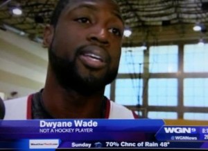 Well, that really narrows it down. So if he's not a hockey player what is he? A basketball player? If so, then just say it.