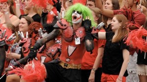 However, I wouldn't want to sit near the Joker in the stands. Has a reputation for being pretty insane.