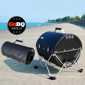 Because you can fold it and take it with you on the go. Even though it's hard to tell how you make it work from the picture. Like how it's called a "GoBQ."