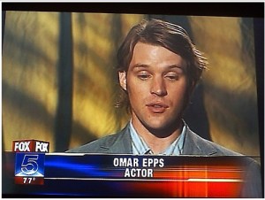 Sorry but that's definitely not actor Omar Epps. Because Omar Epps is obviously black and doesn't have a lot of hair.