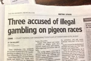 Gambling in pigeon races? First off, how is pigeon racing even a thing? Second, people bet on them?