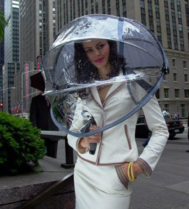 While the nubrella might keep you dry, it won't stop you from looking like a total idiot. Take it from someone who knows.