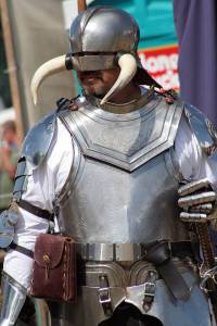 Well, the armor seems okay. But I don't think having a helmet like that is a very good idea. Might cause injury.