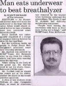 And no, the underwear wasn't edible either. Nevertheless, please don't try this at home. It's stupid.