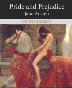 No, there weren't any naked women riding on horseback in this book. This painting has absolutely nothing to do with the story.