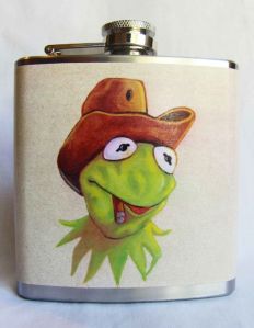 Man, what a way to show a great example Kermit. Being on something people drink whiskey from and smoking a cigar. Brilliant!