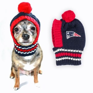 I don't know about you. But I don't think you need to buy this to keep your dog warm outside. Because they already have something that keeps their head warm. It's called fur.