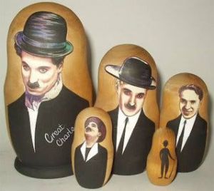 Of course, one doll depicts him as he normally looked like. But as an old movie buff, I find this set awesome.