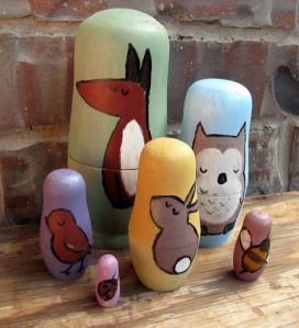 Well, one of them is a chick while 2 are insects. But the others are a fox, rabbit, and owl. Probably made for kids.