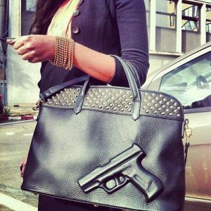 Didn't know the NRA had a hand in purse design. Still, this purse seems to give me the creeps.