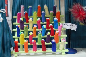 Well, not familiar with Fraggle Rock. But I love how these Fraggles take up the bleachers.