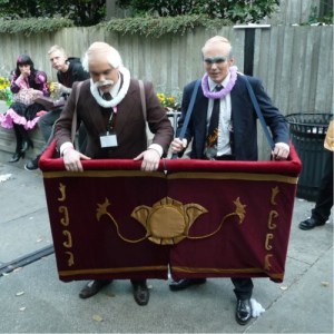 These two guys don't have the distinctive Statler and Waldorf face. Also, did you know these two were named after hotels?