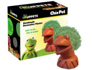 Sorry, seeing Kermit with a plant fro doesn't really look right. Seriously, that's kind of messed up. Why?