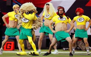 In fact, I bet any money that these are all guys. Still, you have to admire their sense of humor in this one.