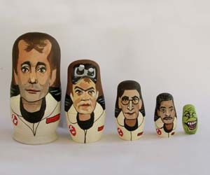 Kind of bummed they don't have the Stay Puft Marshmallow Man in this Ghostbusters line up. Well, you can't win them all.