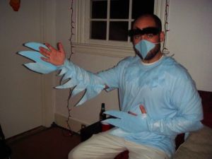 This more of a minimalist Sam the Eagle costume design. But at any level it works beautifully.