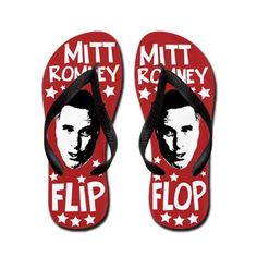 Still, these sandals might make you feel nostalgic for 2012. At least I'd be able to vote for Obama for reelection. Still, at least Romney didn't change his position on Trump whom he will not vote for this year.